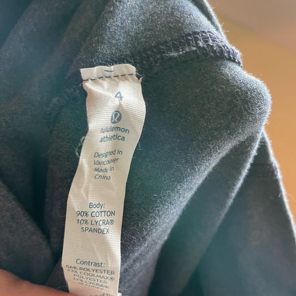 Lululemon Wunder Under Crop *Cotton (Roll Down)
Heathered Cadet Blue - Picture 7 of 7